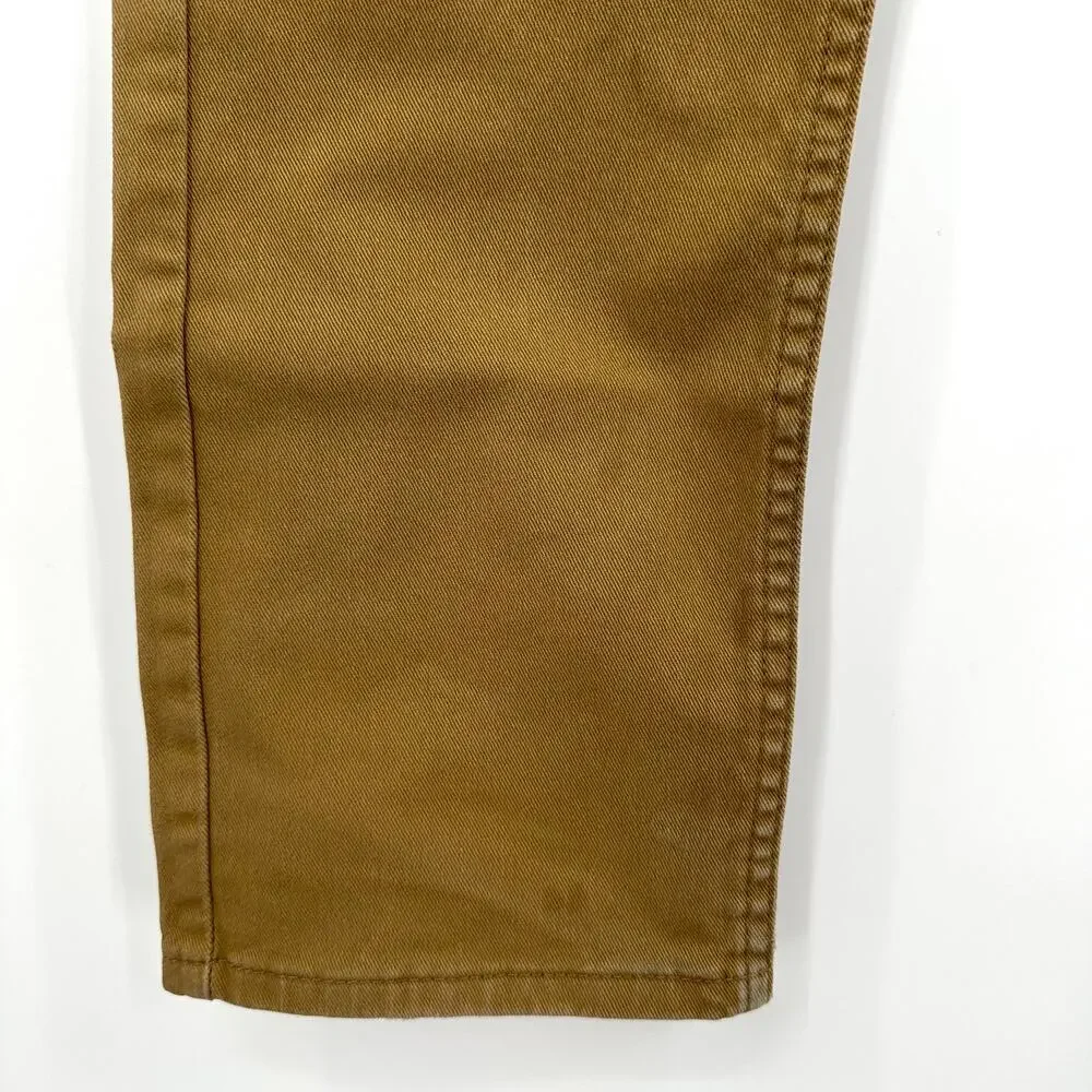 Levi's 513 Slim Straight Jeans Brown Caraway Punkstar Size 32x30